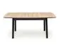 Stół rozkładany BARRIL 130(170)x80 dąb artisan/czarny loftowy I sklep meblowy MIRAT. styl LOFT