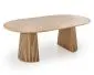 Stół rozkładany FARGO 120(210)x120 dąb naturalny okrągły I sklep meblowy MIRAT. styl SKANDYNAWSKI