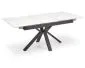 Prostokątny stół rozkładany PLATAN 140(180)x85 biały marmur/czarny I sklep meblowy MIRAT. styl LOFT