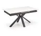 Prostokątny stół rozkładany PLATAN 140(180)x85 biały marmur/czarny I sklep meblowy MIRAT. styl LOFT