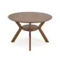 Stół okrągły RUPERT 120x120 orzechowy drewniany I sklep meblowy MIRAT. styl VINTAGE