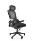 Fotel biurowy SOREN czarny z regulowanym zagłówkiem I sklep meblowy MIRAT.