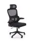 Fotel biurowy SOREN czarny z regulowanym zagłówkiem I sklep meblowy MIRAT.