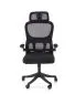 Fotel biurowy SOREN czarny z regulowanym zagłówkiem I sklep meblowy MIRAT.