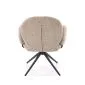 Krzesło tapicerowane K568 beżowe obracane do jadalni I sklep meblowy MIRAT. styl LOFT