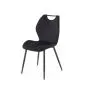 Krzesło tapicerowane K569 VELVET czarne pikowane I sklep meblowy MIRAT.