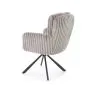 Krzesło tapicerowane K572 szare obracane futerkowe I sklep meblowy MIRAT.