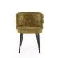 Krzesło tapicerowane K575 oliwkowe miękkie I sklep meblowy MIRAT.