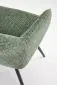 Krzesło tapicerowane K576 oliwkowe obracane z podłokietnikami I sklep meblowy MIRAT. styl LOFT