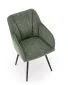 Krzesło tapicerowane K576 oliwkowe obracane z podłokietnikami I sklep meblowy MIRAT. styl LOFT