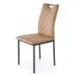Krzesło tapicerowane K577 VELVET beżowe/czarne lekkie I sklep meblowy MIRAT. styl LOFT