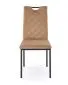 Krzesło tapicerowane K577 VELVET beżowe/czarne lekkie I sklep meblowy MIRAT. styl LOFT