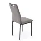 Krzesło tapicerowane K577 VELVET szare/czarne loftowe I sklep meblowy MIRAT. styl LOFT