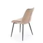 Krzesło tapicerowane K589 beżowe do jadalni I sklep meblowy MIRAT.