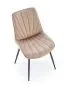 Krzesło tapicerowane K589 beżowe do jadalni I sklep meblowy MIRAT.
