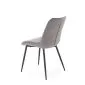 Krzesło tapicerowane K589 szare welurowe I sklep meblowy MIRAT.