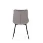 Krzesło tapicerowane K589 szare welurowe I sklep meblowy MIRAT.