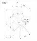 Krzesło tapicerowane K591 brązowe obracane na metalowych nogach I sklep meblowy MIRAT. styl LOFT