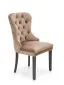 Krzesło tapicerowane MIYA VELVET beżowe w stylu klasycznym I sklep meblowy MIRAT. styl KLASYCZNY