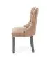 Krzesło tapicerowane MIYA VELVET beżowe w stylu klasycznym I sklep meblowy MIRAT. styl KLASYCZNY