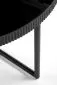Stolik kawowy COSMO S 60x60cm czarny loftowy I sklep meblowy MIRAT. styl LOFT, RYFLOWANY