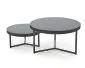 Stolik kawowy COSMO S 60x60cm czarny loftowy I sklep meblowy MIRAT. styl LOFT, RYFLOWANY