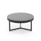 Stolik kawowy COSMO S 60x60cm czarny loftowy I sklep meblowy MIRAT. styl LOFT, RYFLOWANY
