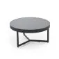 Stolik kawowy COSMO S 60x60cm czarny loftowy I sklep meblowy MIRAT. styl LOFT, RYFLOWANY
