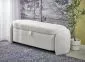 Ławka FICARIA kremowa z pojemnikiem boucle I sklep meblowy MIRAT. styl SKANDYNAWSKI