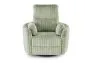 Wygodny fotel rozkładany elektrycznie PEGAS miętowy obracany z funkcją kołyski I sklep meblowy MIRAT.