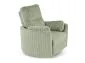 Wygodny fotel rozkładany elektrycznie PEGAS miętowy obracany z funkcją kołyski I sklep meblowy MIRAT.
