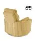 Fotel rozkładany elektrycznie PEGAS musztardowy obracany z funkcją kołyski I sklep meblowy MIRAT.