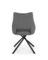 Krzesło tapicerowane K409 ciemnoszare do salonu | MIRAT.