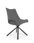 Krzesło tapicerowane K409 ciemnoszare do salonu | MIRAT.