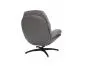 Fotel tapicerowany GISELLE szary I sklep meblowy MIRAT. styl SKANDYNAWSKI