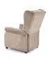 Fotel rozkładany masujący AGUSTIN M beżowy do salonu I sklep meblowy MIRAT.