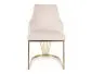 Krzesło tapicerowane ALURE VELVET jasnobeżowe I sklep meblowy MIRAT. styl GLAMOUR