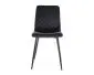 Krzesło tapicerowane DAREN VELVET czarne I sklep meblowy MIRAT. styl GLAMOUR