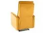 Fotel rozkładany NIKOS VELVET curry I sklep meblowy MIRAT. styl KLASYCZNY