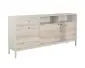 Komoda FROST 3D1S 180 cm off white/dąb alpejski I sklep meblowy MIRAT. styl SKANDYNAWSKI kolekcja FROST