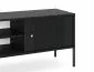 Szafka RTV ISEO 154 czarna mat loftowa I sklep meblowy MIRAT. styl LOFT, RYFLOWANY kolekcja ISEO