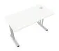 Biurko EASY SPACE C-LEG RC 120x60cm białe proste I sklep meblowy MIRAT.
