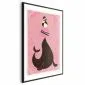Plakat Foka 21x30 cm z ramą czarną z marginesem