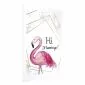 Plakat Hi flamingo 60x90 cm bez ramy z marginesem | MIRAT.