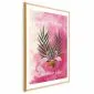 Plakat Summer Vibe 40x60 cm z ramą złotą z marginesem | MIRAT.