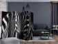 Parawan jednostronny Zwierzęta 225x172 cm 5-częściowy czarny | MIRAT.