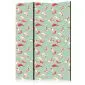 Parawan dwustronny Zwierzęta 135x172 cm 3-częściowy zielony | MIRAT.
