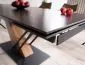 Stół rozkładany GENESIS 160(220)x90 czarny marmur/jesion w stylu loft I sklep meblowy MIRAT. styl LOFT