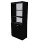 Regał biurowy EASY SPACE CABINET HO 5-OH 80cm czarny zamykany I sklep meblowy MIRAT.