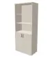 Regał biurowy EASY SPACE CABINET HO 5-OH 80cm kaszmirowy zamykany I sklep meblowy MIRAT.